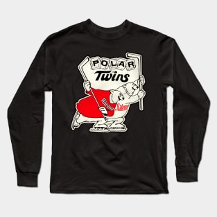 Defunct Winston Salem Polar Twins Hockey Team Long Sleeve T-Shirt